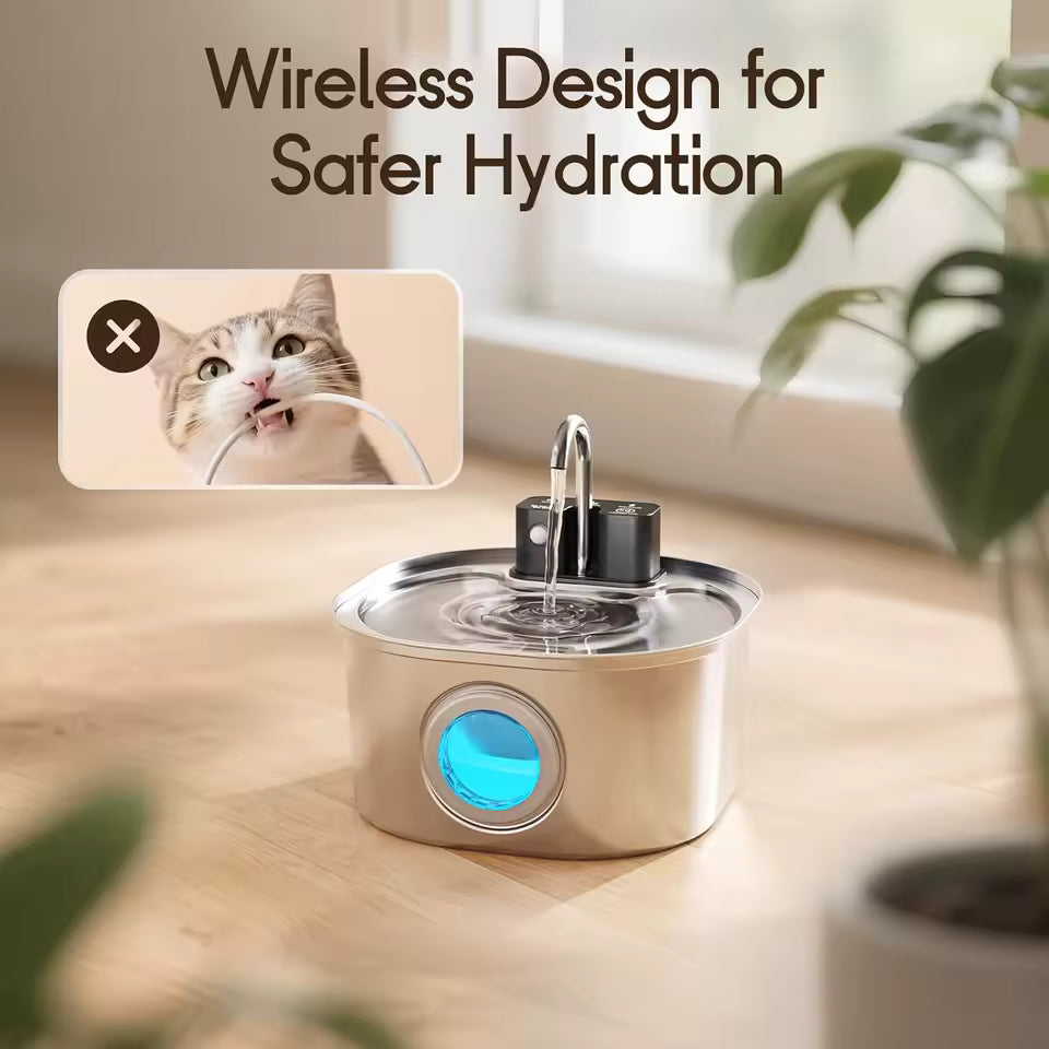 💧  3.2LSmart Pet Water Fountain – Keep Your Cat Hydrated & Healthy
